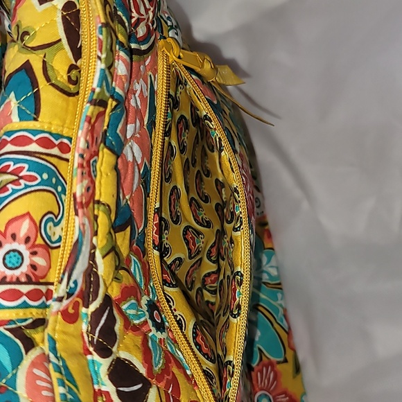 Vera Bradley Provencal Mailbag Crossbody w/Rhythm and Blues Checkbook Cover - Picture 7 of 13